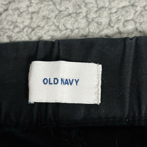 Old Navy Core Jogger Tr Mens Large Drawstring Pull On Pants Black Jack 34x28 - Picture 9 of 11